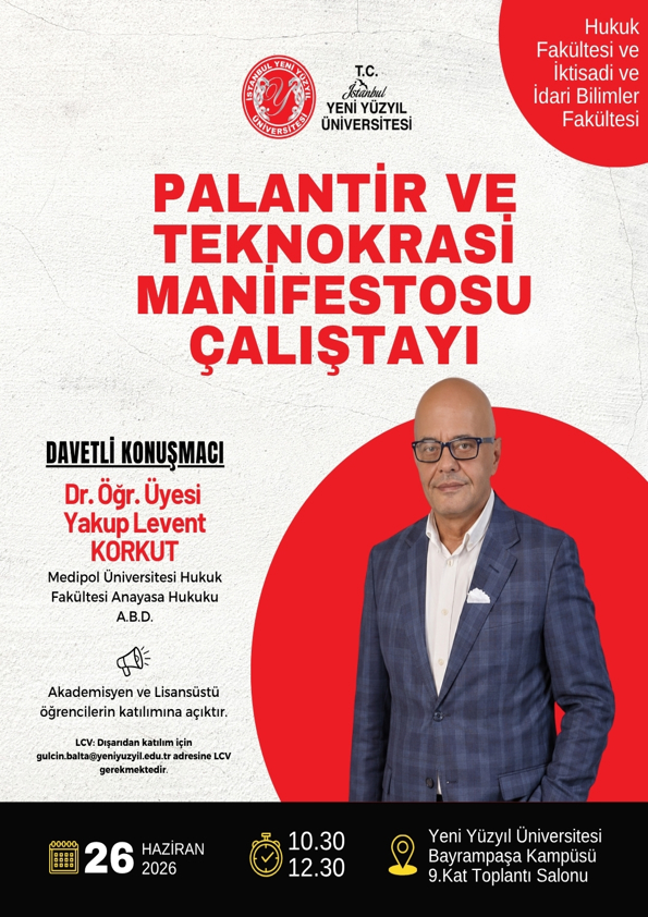Palantir ve Teknokrasi Manifestosu Çalıştayı
